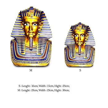 Amazon.co.jp: 古代エジプトエジプトのファラオの置物風水装飾