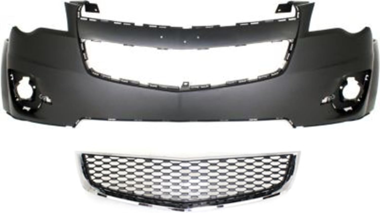 Garage-Pro Front Bumper Cover KIT For Chevrolet Equinox 2010-2015, Primed, Car Accessories Exterior