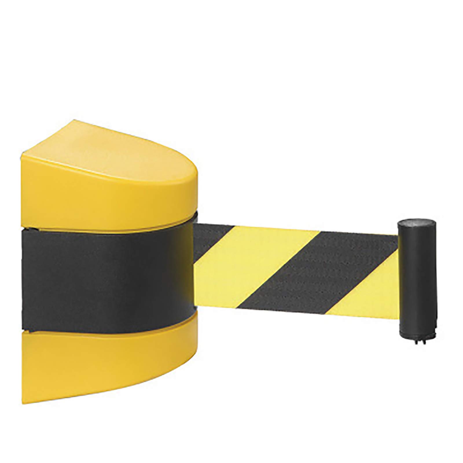 MoreiH Wall Mount Retractable Barrier, Rope Safety Barriers, 15 Feet Crowd Control Telesstrap, Automatic Locking Function to Prevent Falling Off