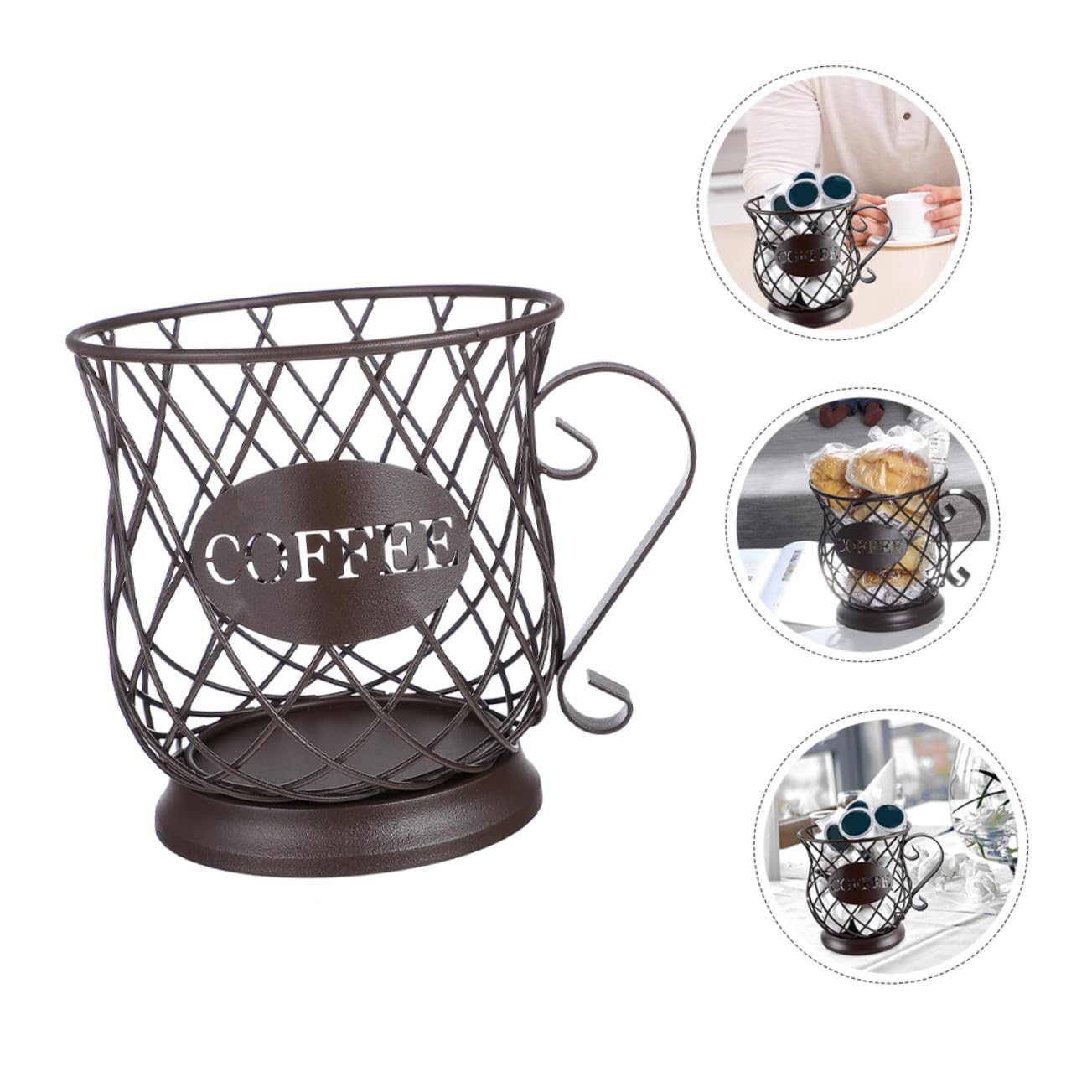 Gatuida Porte-couverts en Métal Noir pour Ustensiles Cuisine, Support Élégant et Simple, Rangement Polyvalent Cuisine et Patio