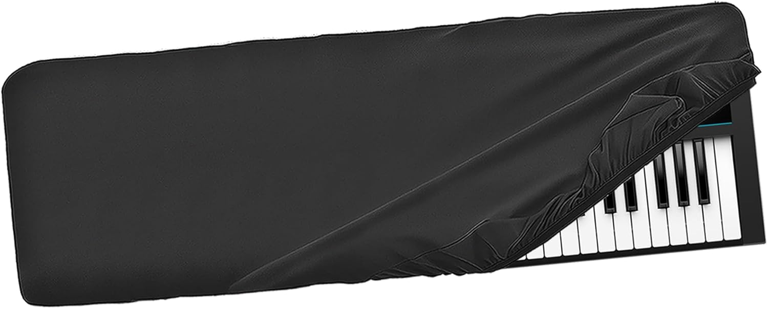 Musiin 61 Keys Synthesizer Keyboard Dust Cover, Compatible with Roland JUNO-DS61, Behringer Motor 61, Nektar Impact LX61+ Deluxe Chinlon Dustproof & Anti-scratch, Silky Feel & Tailored Design