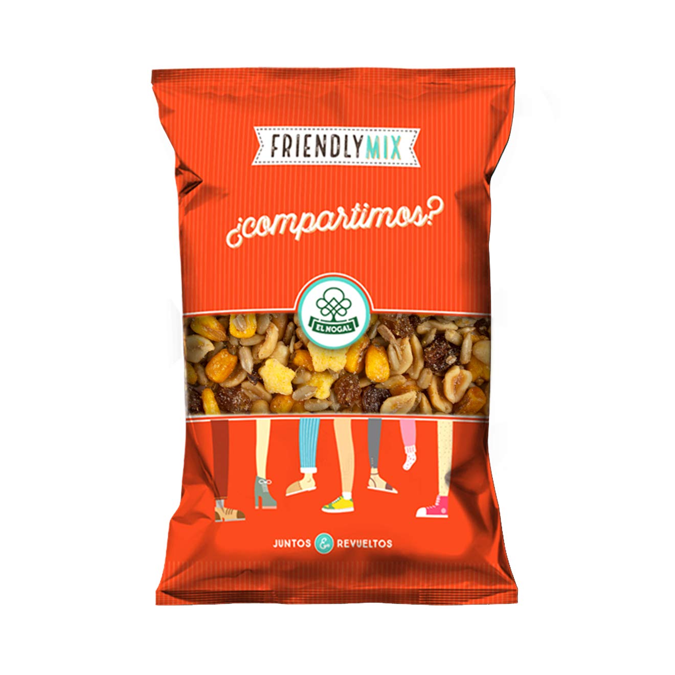El Nogal Frutos Secos Cóctel de Frutos Secos Nº1 con Pasas Bolsa, 200 G. SIN GLUTEN. APTO PARA CELÍACOS.