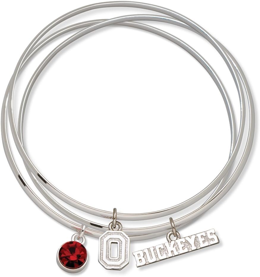 NCAA Ohio State Triple Bangle Bracelet
