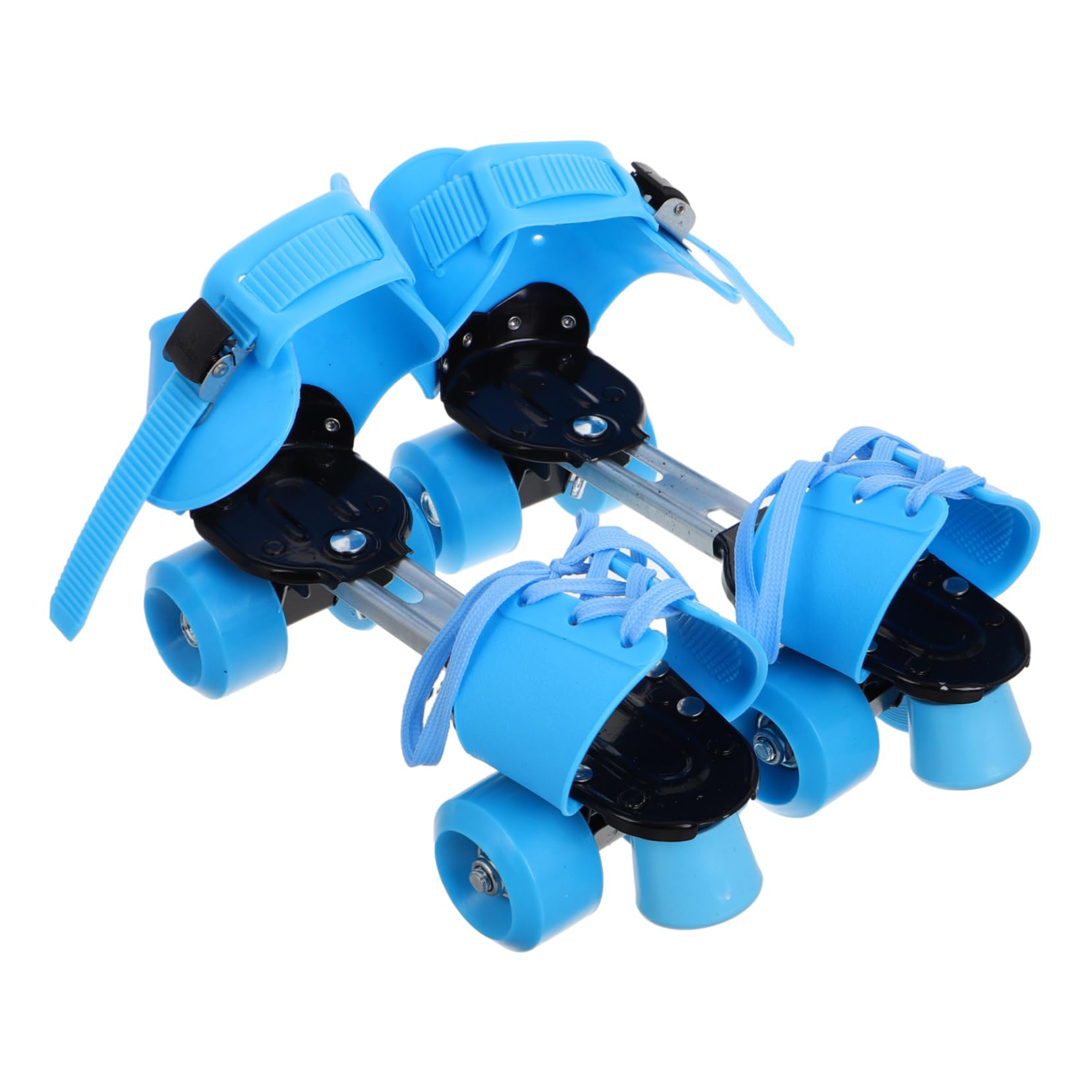 FOYTOKI Shoes Boys and Girls Double Row Skates Boys and Girls Roller Skates Shoes Children Comfortable and Easy to Wear for Outdoor Play