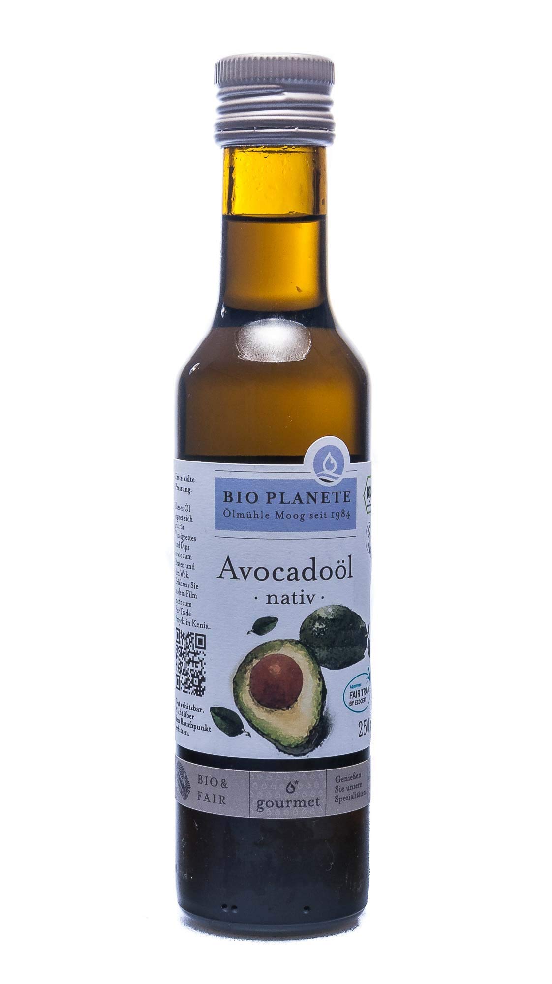 Bio Planète Avocadoöl nativ aus kbA, 2er Pack (2 x 250 ml)