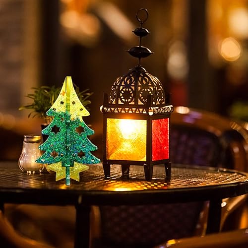 Miniatura 2 de DIYBravo Molde de resina de Navidad 3D para árbol de Navidad, molde de resina de silicona, empalme de árbol de Navidad, resina epoxi UV, molde de