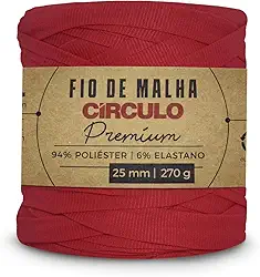 Fio De Malha Circulo Premium - Carmim 3528