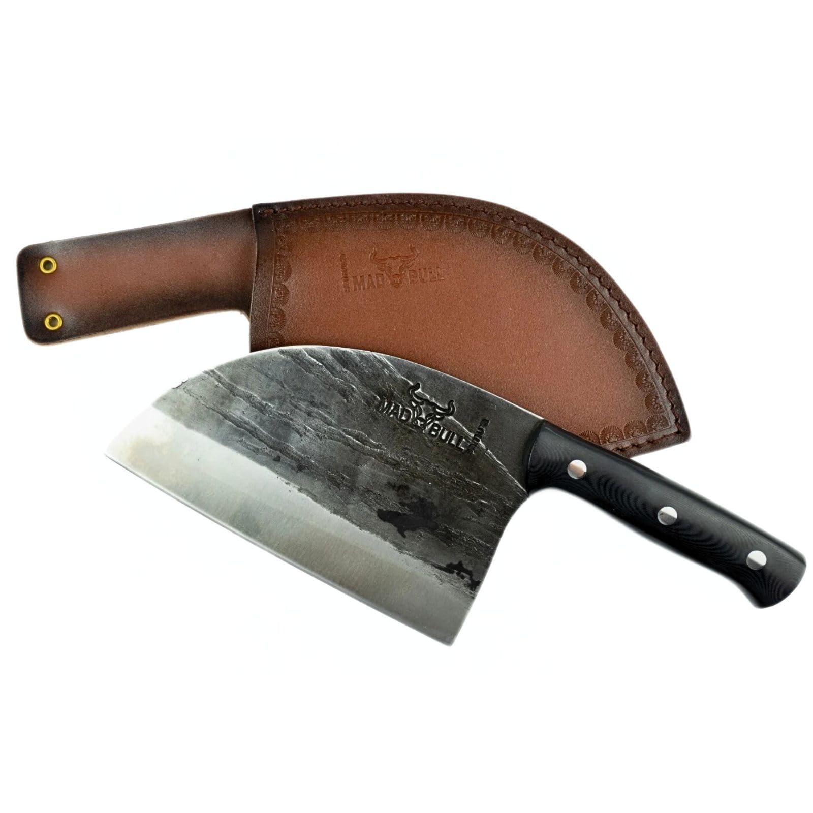 Samura MAD BULL Serbian chef’s knife with black handle, 7.0"/ 180 mm