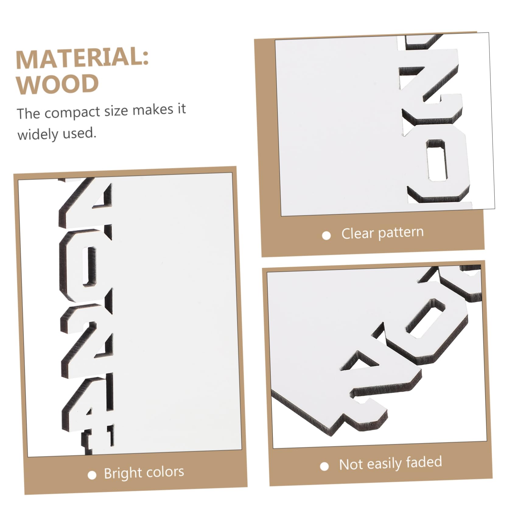 RORPOIR Sublimation Blank Graduation Photo Fan Handheld Lightweight Frame for Crafts Double-Sided Design for Memorable Graduation