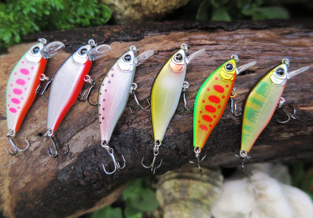 Amazon | [青嵐ルアー]シンキングミノー トラウト ルアー 渓流