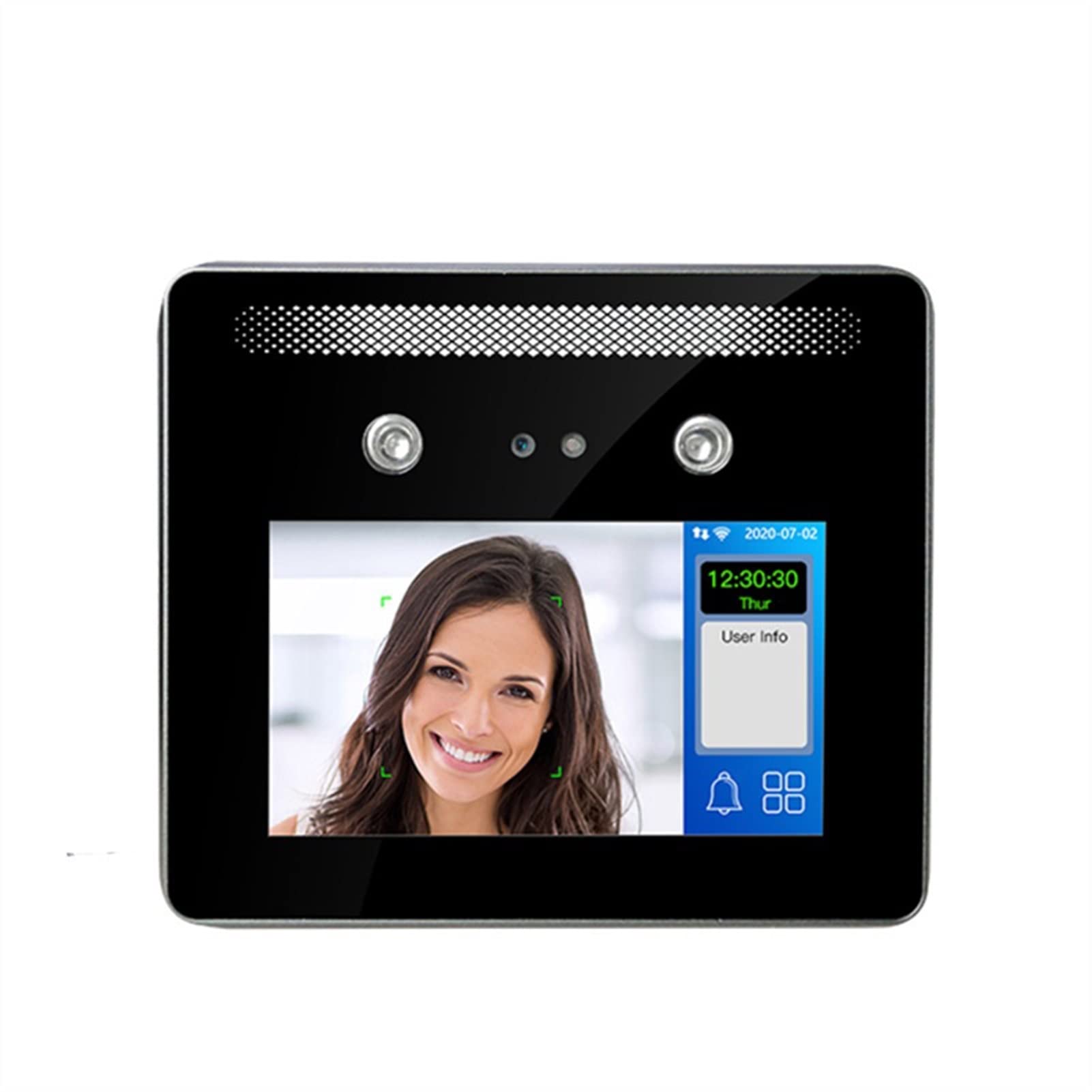Macchina per le presenze Software gratuito 3D Dynamic Face Toight Time Frequenza e controllo di accesso Sunshine Face Access Control Facoltativo WIFI Forniture per ufficio