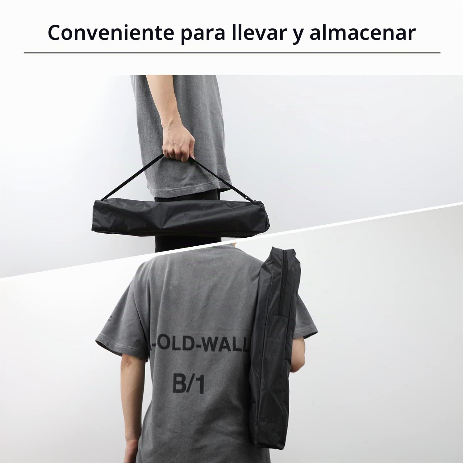 Caballete Grande 50-152cm Caballete de aluminio para estudio con lienzo soporte de pintura portátil con bolsa trípode para pintura y publicidad, Negro