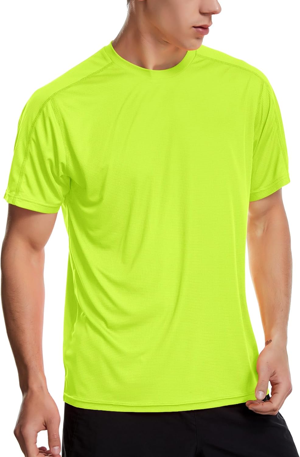 Zengjo Men's Workout Shirts Lightweight Sun Protection SPF Quick Dry T-Shirts Fishing Hiking Running - Image 2