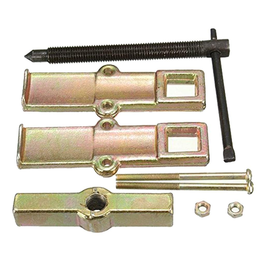 Juego profesional de 2 extractores de rodamientos de engranajes, kit reversible de mandíbula ajustable de 4 y 6 pulgadas para coche, herramienta de acero resistente, para extracción de
