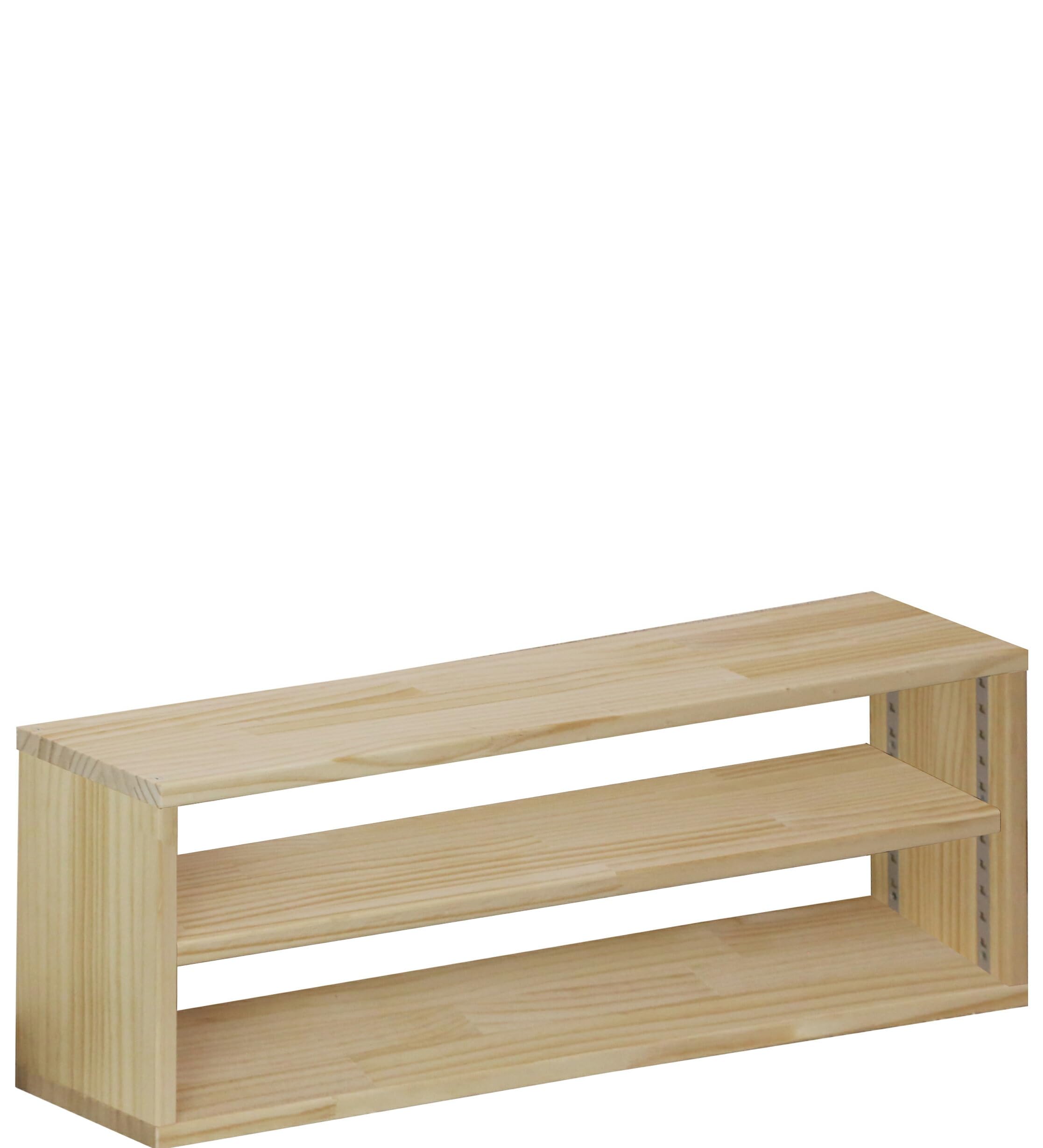 Amazon｜WOODPRO パイン材 シェルフ 幅70cm 高さ30cm 奥行15cm 可動棚