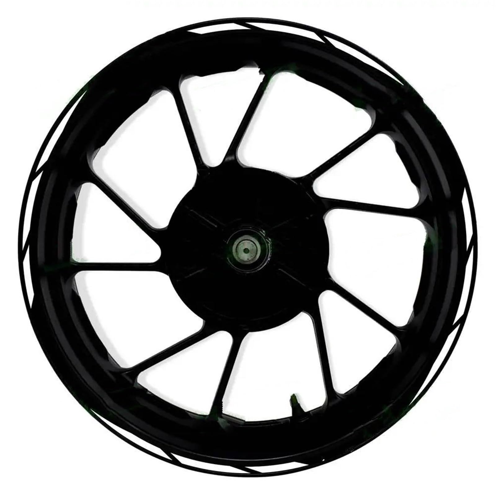 Motorcycle Wheel Stickers for GSX-R1000 GSXR1000 Motorcycle Accessories 17 Inch Front and Rear Wheel Stickers Fairing Rim Reflective Decals Decoration(1)