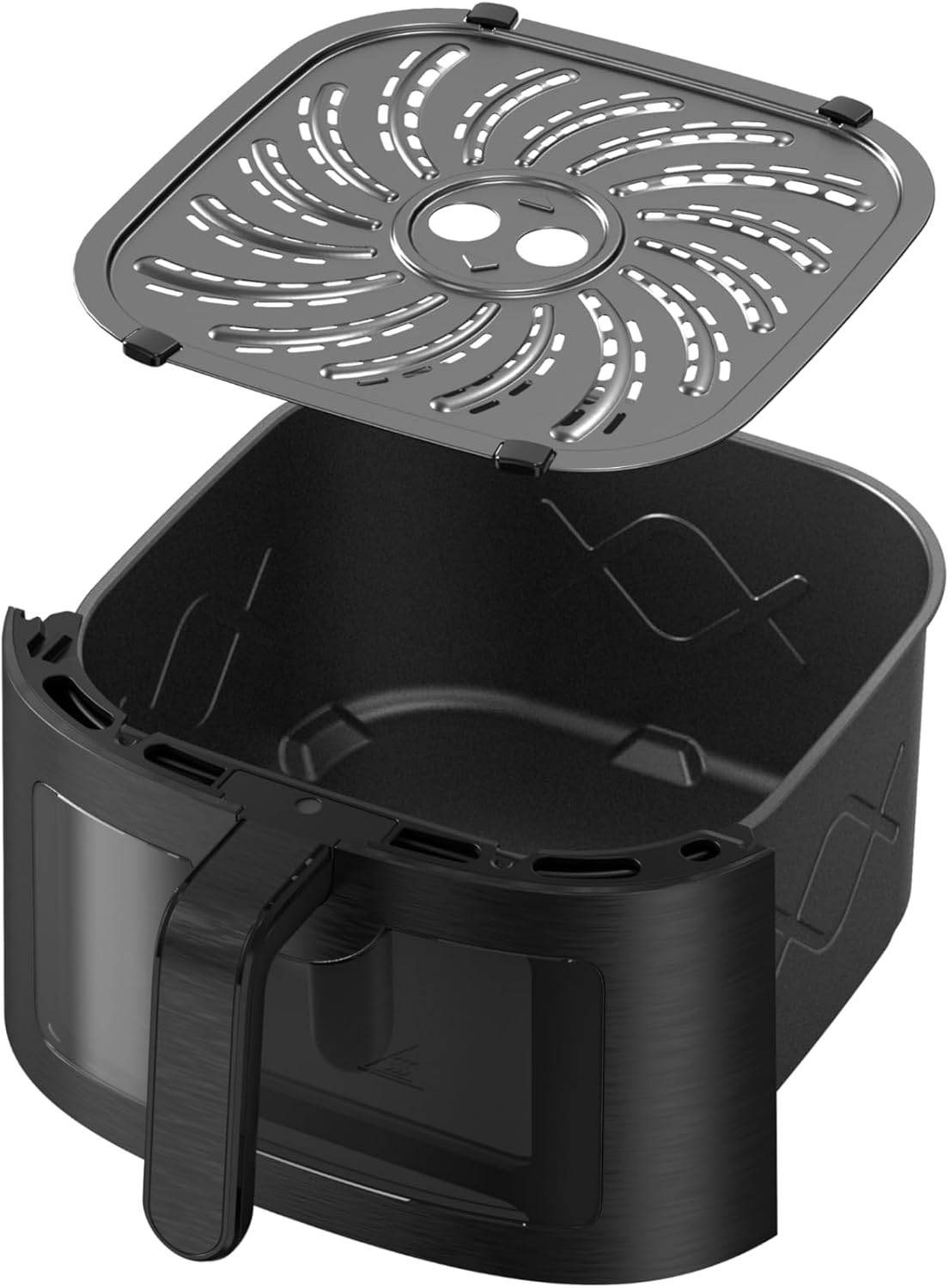 مقلاة هوائية 1800 واط بتقنية واي فاي سعة 8 لتر من كولن، لون أس... - view 5