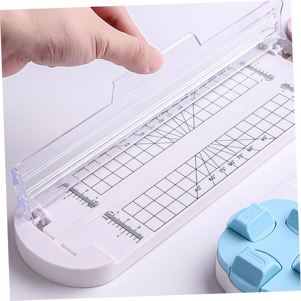 jojofuny 2piezas Cortadora De Papel Unidades Portátil Para Manualidades Cortar Tarjetas Álbumes De Recortes Papel De Obsequio y Cartulina