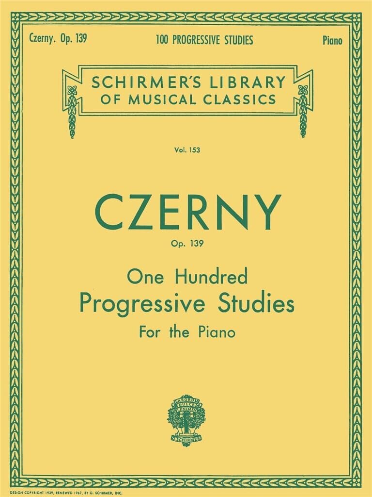 100 Progressive Studies Without Octaves, Op. 139: Schirmer Library of Classics Volume 153 Piano Technique (Schirmer's Library of Musical Classics)