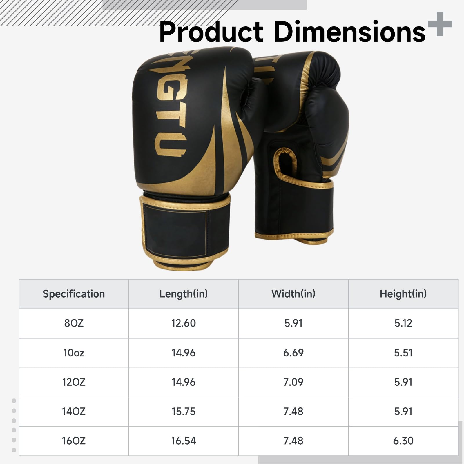 Guanti da allenamento elastici per adulti, guanti da boxe professionali in pelle PU resistente agli strappi, attrezzatura sportiva ad alto impatto, guanti da palestra in schiuma imbottita, 396,9 g