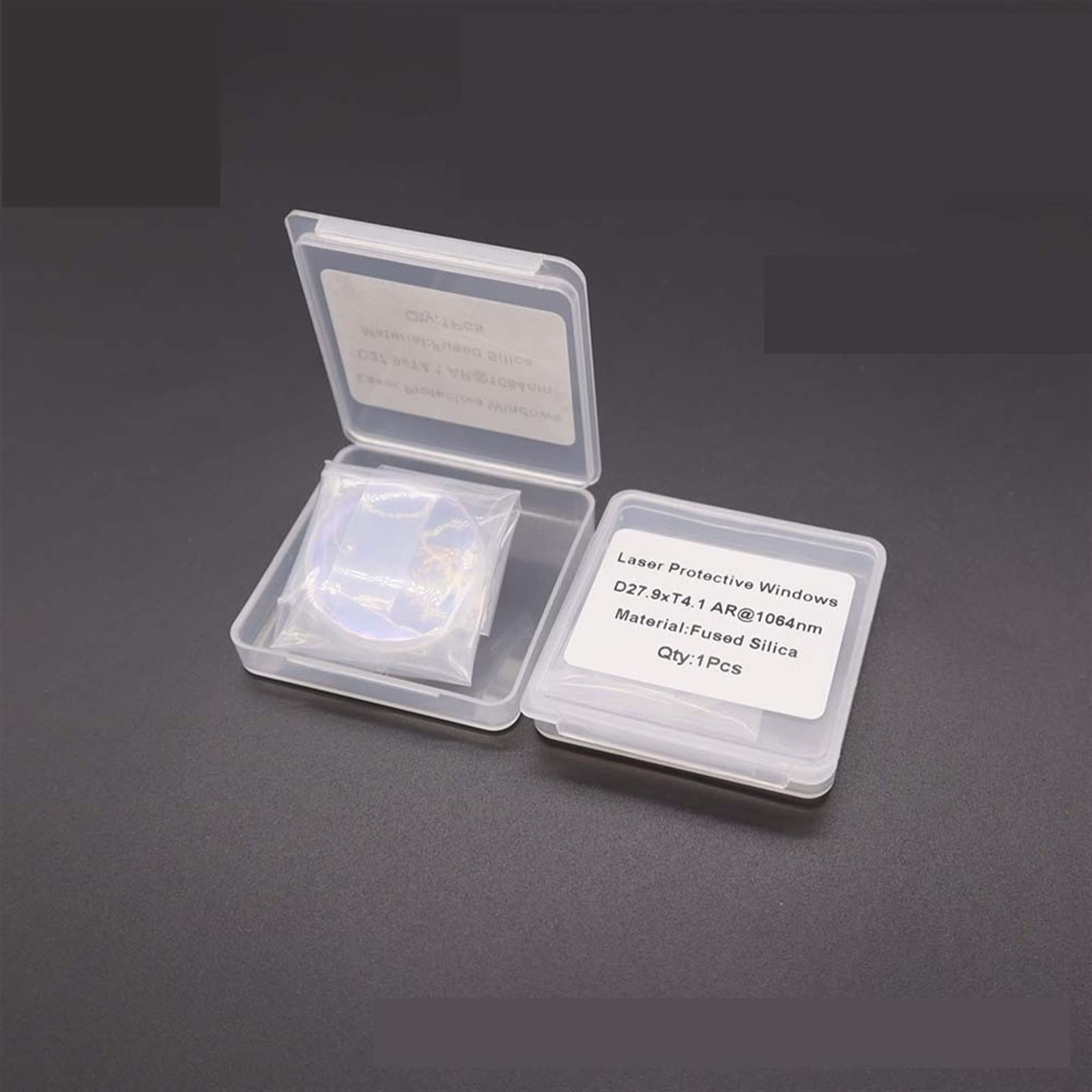 JOLAU 10 pz/Lotto Lente di Protezione Laser in Fibra/Vetro 27.9 * 4.1/28 * 4mm for Taglio Laser in Fibra