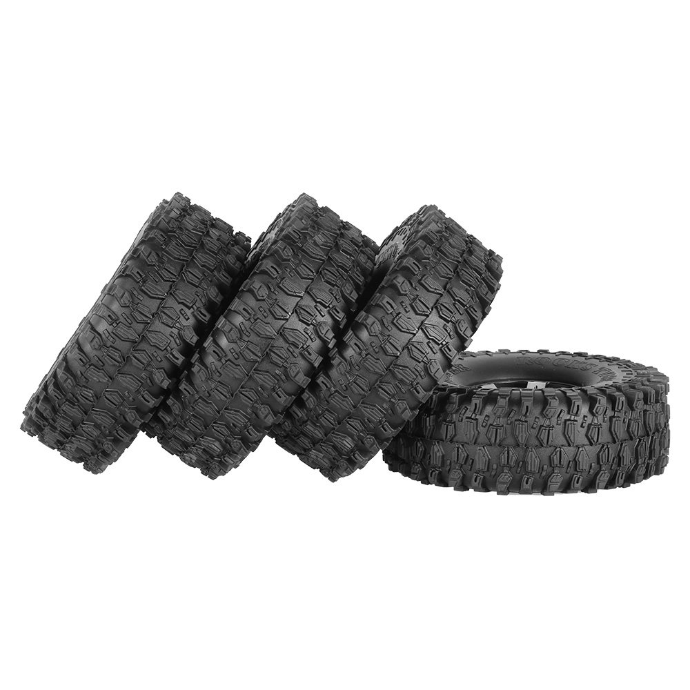 4 sztuk AUSTAR AX-5020A 1,9 cala 1/10 opony Rock Crawler z metalowym wiadrem do samochodu SCX10 AXIAL RC