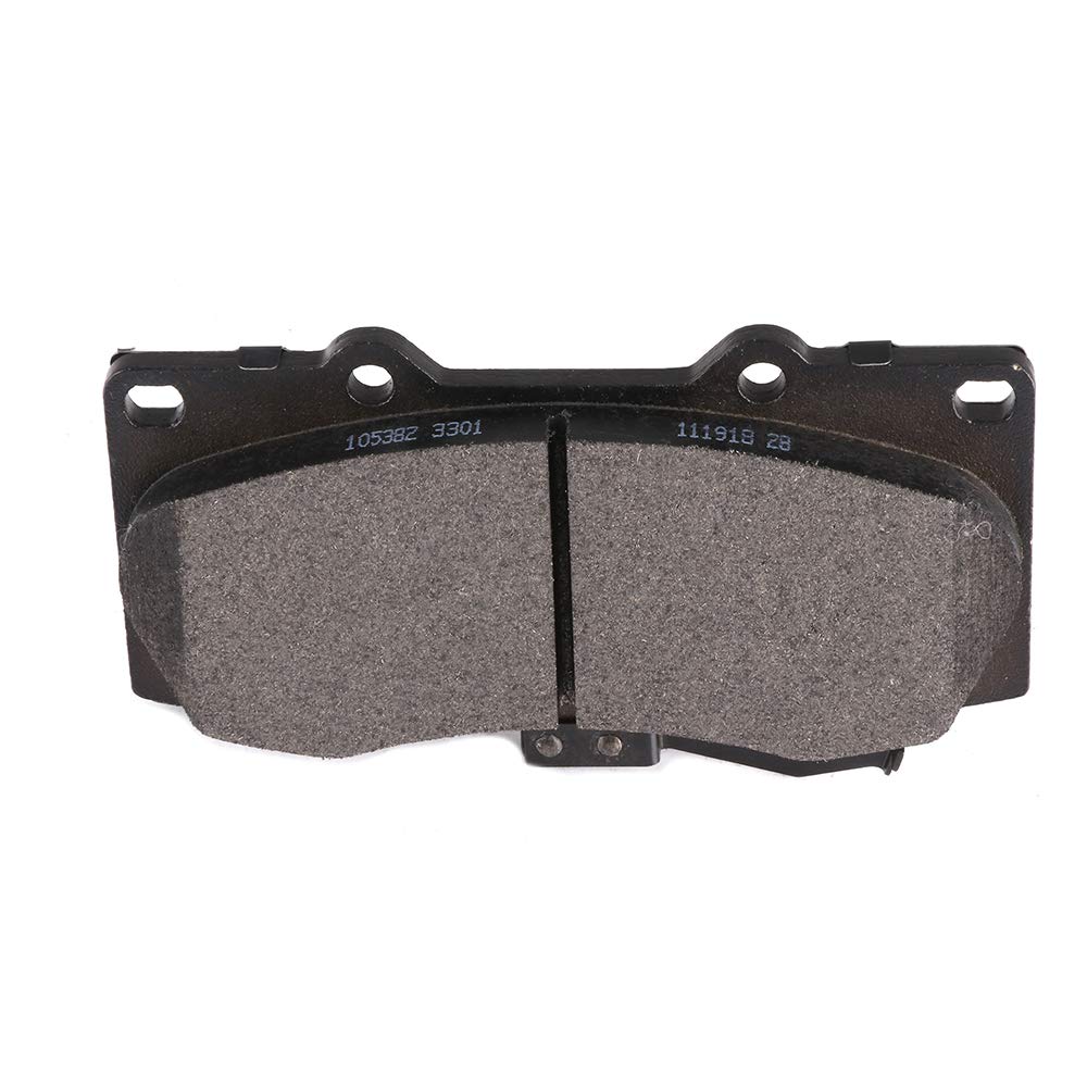 OCPTY Ceramiczne klocki hamulcowe, szybkie zatrzymanie przednie tylne klocki hamulcowe pasują do 2006-2010 dla Hummer H3, 2009-2010 dla Hummer H3T