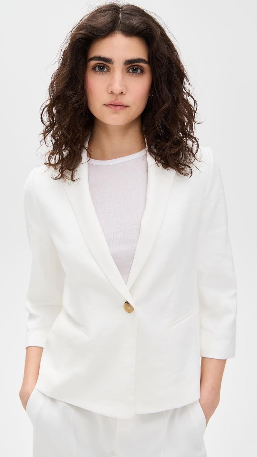 Vince Women's Linen Shrunken Blazer - Image 2
