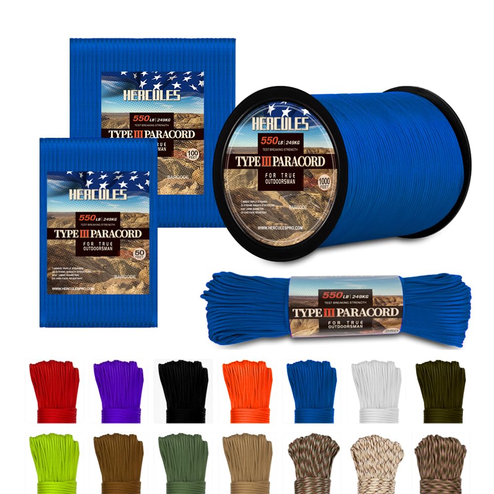 HERCULES Tipo III Paracord 550 Corda Paracord Corda Per - Foto 6