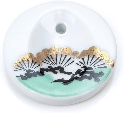 Hanga Pine - Quemador japonés de porcelana para incienso de Kousaido