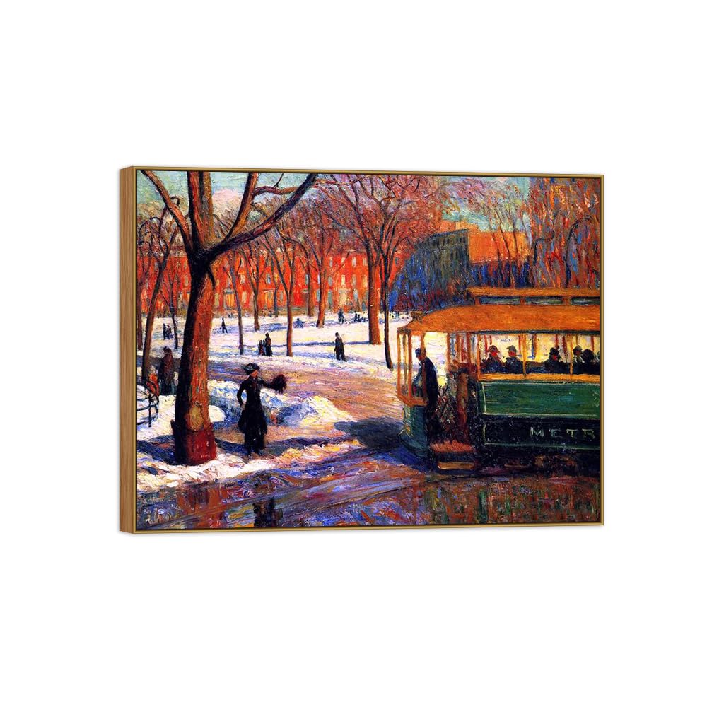 Green Car William Glackens tableau mural pour transformer un mur vide