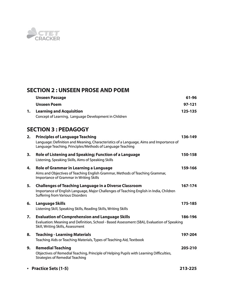 CTET and TET English Language and Pedagogy Paper 1 and 2 (Old Edition) 2