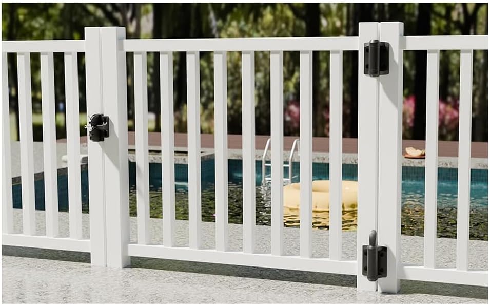 Fence Gate Lock Guardrail and Fence Locks Gate Gate Fence Lock for Outdoor,Locking Gate Door Lock