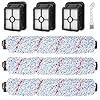 6 Pack Replacement Parts Compatible with Bissell CrossWave Vacuum Cleaner 3 Pack Multi Surface Brush Roll 1868 3 Pack Vacuum Filter 1866Compare to Part 1608683 160 8683 1608684
