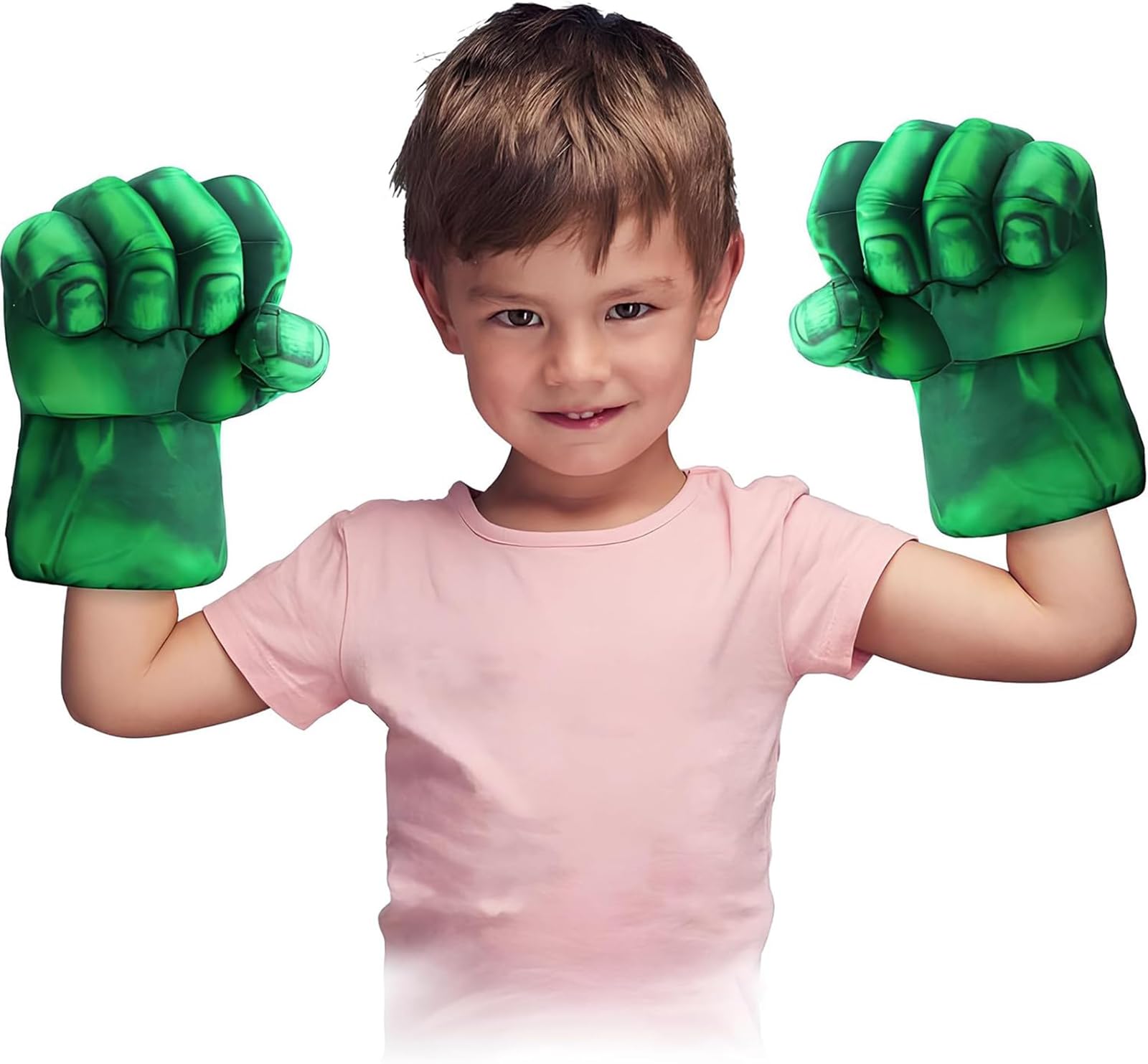 Guanti da Boxe Eroi - Guanti Morbidi in Schiuma per Cosplay, Natale, Halloween e Compleanno (1 Paio, Verde)