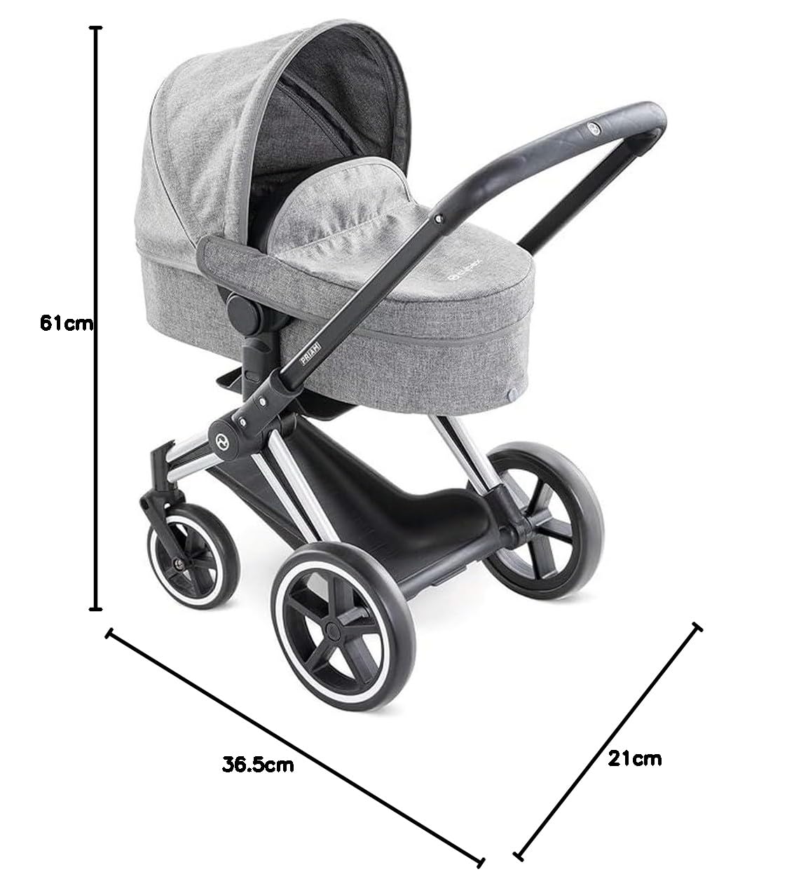 Corolle Cybex X Corolle Combo Poussette 3 en 1 pour Poupon, Cybex, 36 cm et 42 cm