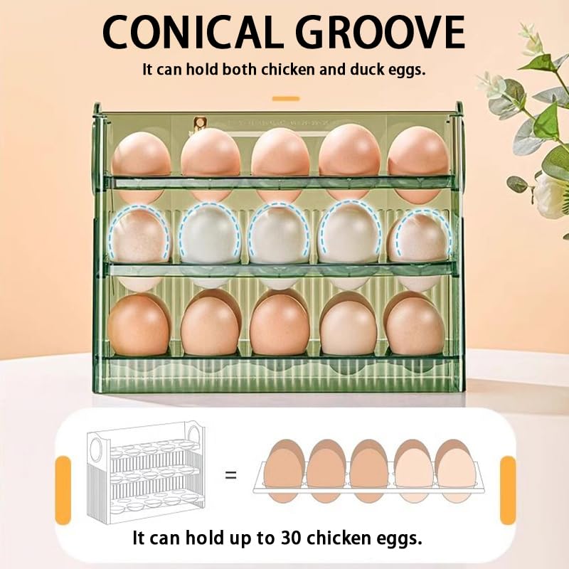 Caja para huevos de cocina multicapa: máxima calidad en tu nevera 6