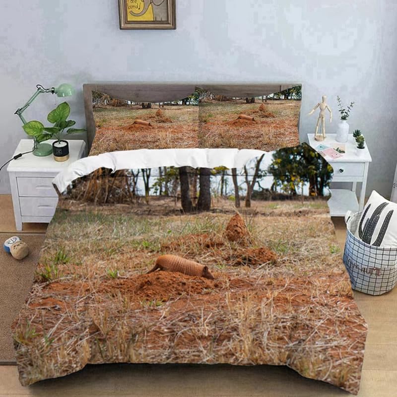 Housse de couette 90x190 cm Tatou Beige pour transformer la chambre d'enfant en cocon doux