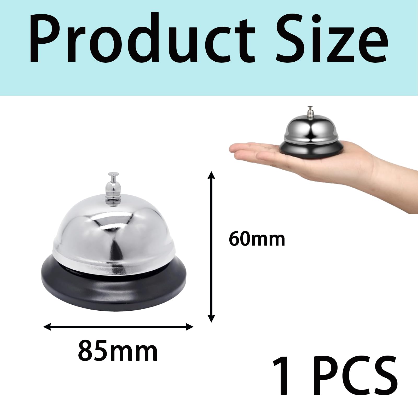 Gruvox Service bell, reception bell, desk bell, kitchen bell, reception bell, desk service bell, desk service bell - Image 2