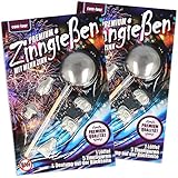 GESUNDHEITLICH: Die gesunde Alternative zum Bleigießen in der Silvesternacht. Mit dem Zinngieß-Set, ist dies eine umweltfreundliche Alternative zu Silvester!