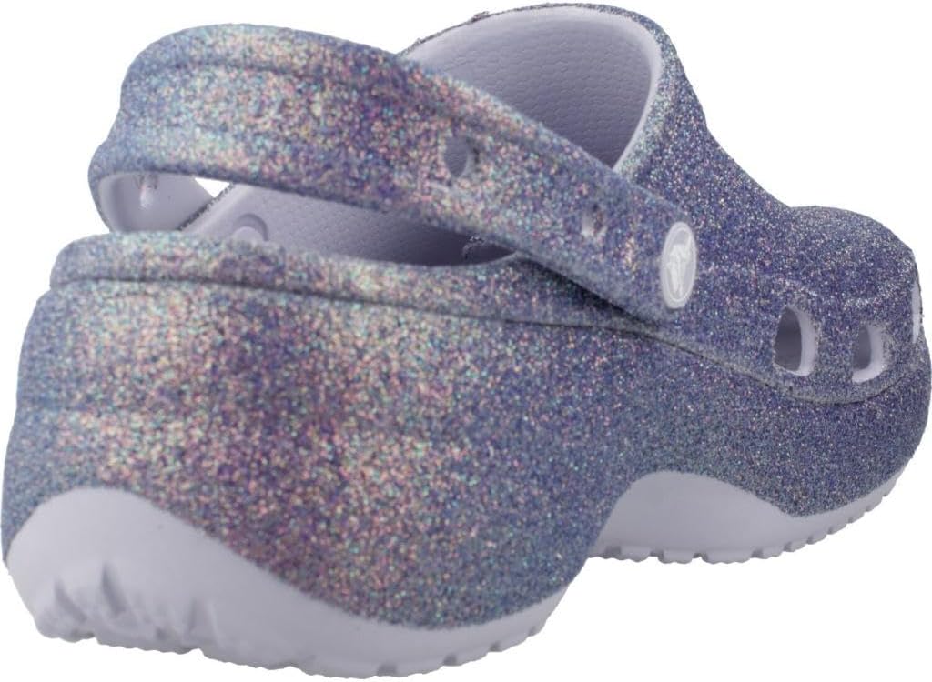 Crocs Women's Classic Platform Glitter Clog - Image 3