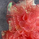 5 Yards Retro Ruffle Pleated Chiffon Trim Dress Bag Decoration Tulle Fabric Applique Trimming Craft