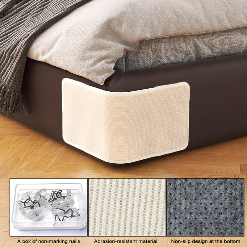 Sisal Cat Scratching Mat Pad - Anti Scratch Sofa Scratcher & Bed Protector - Cat Furniture Shield & Couch Guard - Image 3