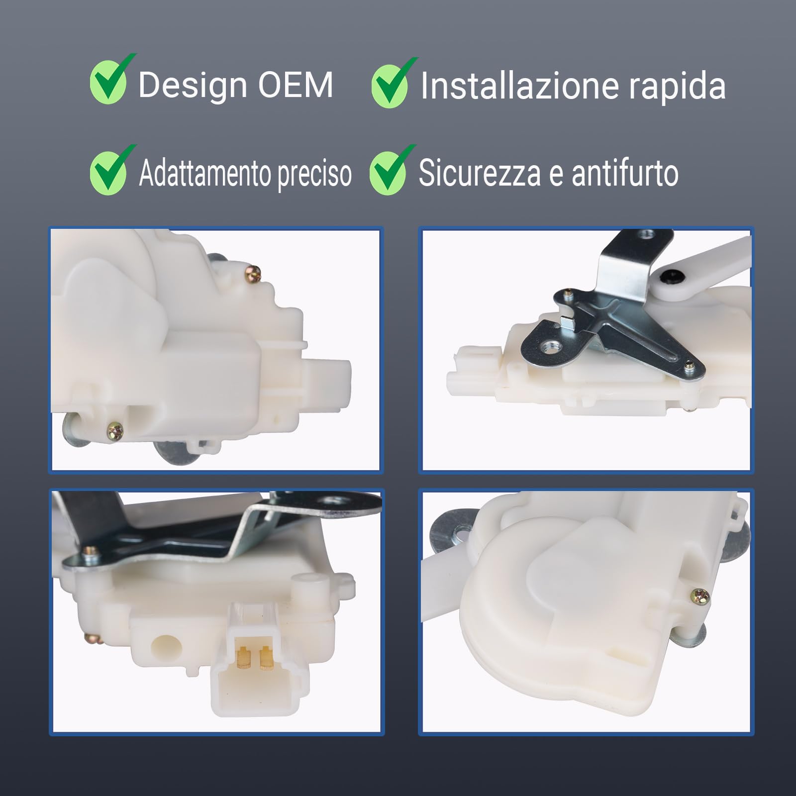 Serratura del Bagagliaio Portellone, Attuatore de Interruttore de Attuatore del Bagagli Posteriore Compatibile con Toyota Yaris 1999 2000 2001 2002 2003 2004 2005