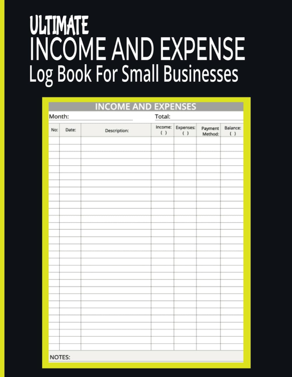 Ultimate Income And Expense Log Book For Small Businesses: Ledger Book | Book Keeping | Financial Tracking Notebook for Small Businesses and Personal ... Sole Trader, Entrepreneur, Accounting