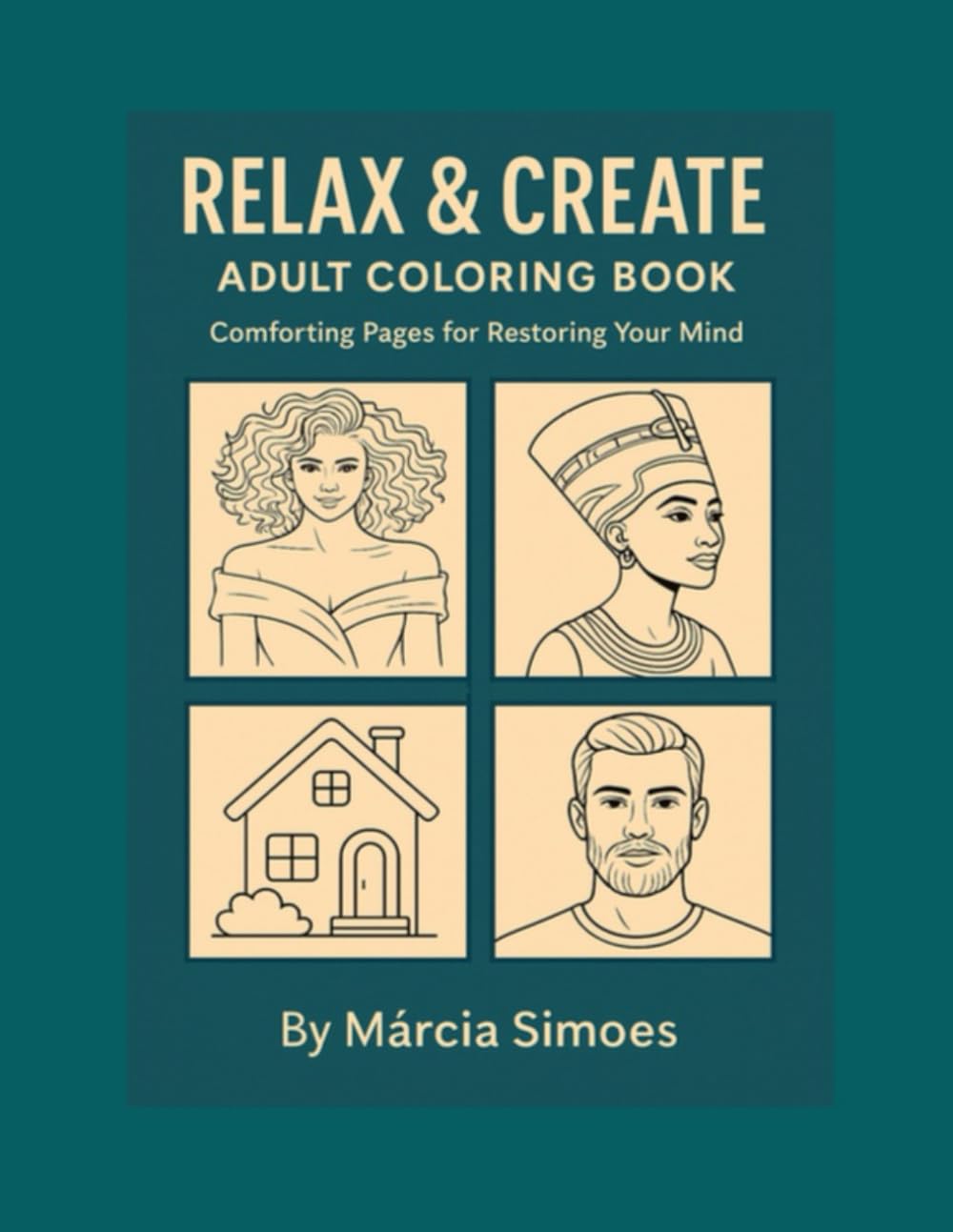 Relax & Create – Adult Coloring Book
