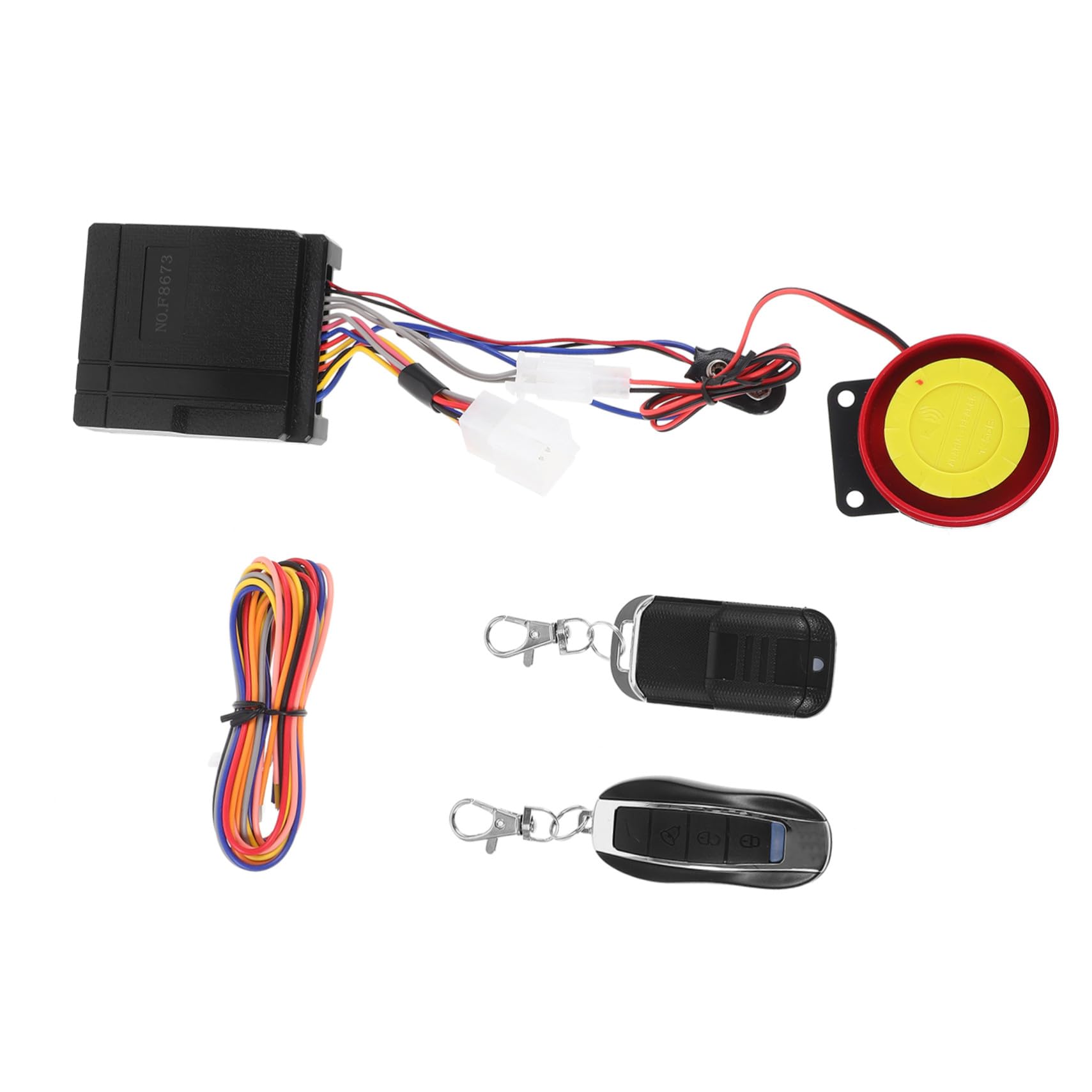 Allarme Antifurto per Moto con Avviamento Remoto, Blocco a Distanza e Rilevamento Vibrazione, Telecomando Incluso per Proteggere la Moto