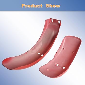 Amazon.com: Motorcycle Red Front Rear Body Mudguard Fairing