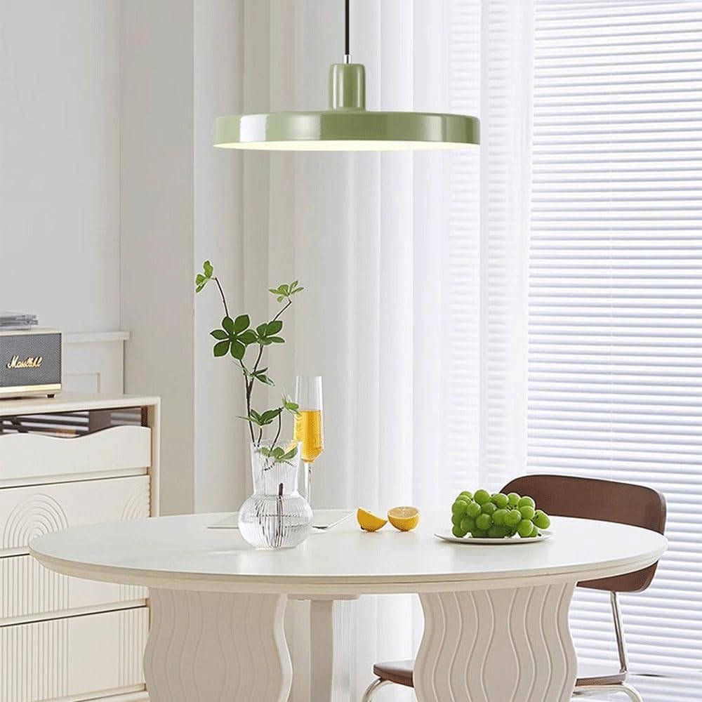 Nowoczesna kremowa lampa wisząca z pojedynczą głowicą z oprawką G9 do sypialni, przy łóżku, gabinetu, 35,8 cm, żyrandol do restauracji, kawiarni, hotelu, balkonu, szatni, oświetlenie (3000 K) (biała)