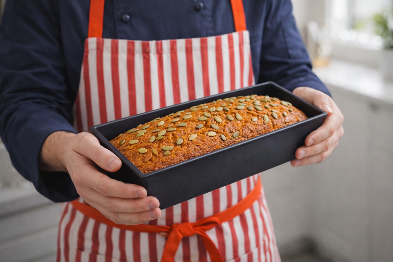 Molde de Horno Plumcake - Molde Rectangular para Pan - Molde de Repostería para Bizcochos de Acero al Carbono con Recubrimiento Antiadherente - 30 cm - Set de 2